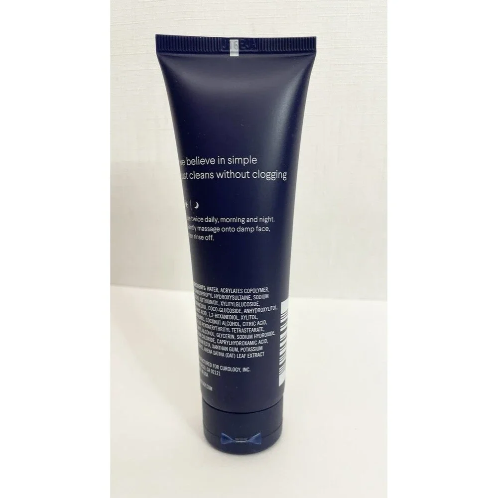 NEW CUROLOGY The Cleanser 80ml / 2.7 fl Oz Made in USA SEALED Daily Face Soap